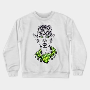 Modern Punk Elf Crewneck Sweatshirt